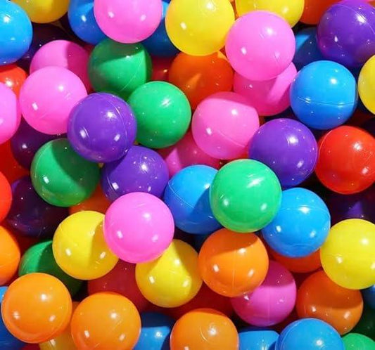 Bolas multicolor 7 colores de piscina infantil con un diámetro de 5,5cm - ByLeoZ