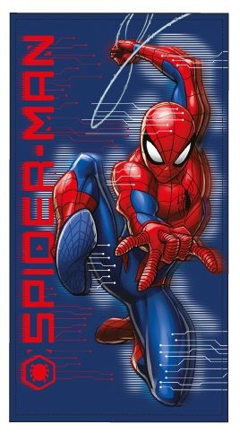 Toalla Playa Piscina Spiderman 70x140cm infantil de microfibra para niños - ByLeoZ